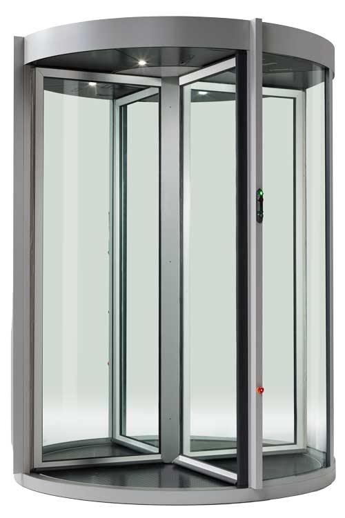 Anti-tailgating Revolving door REV190