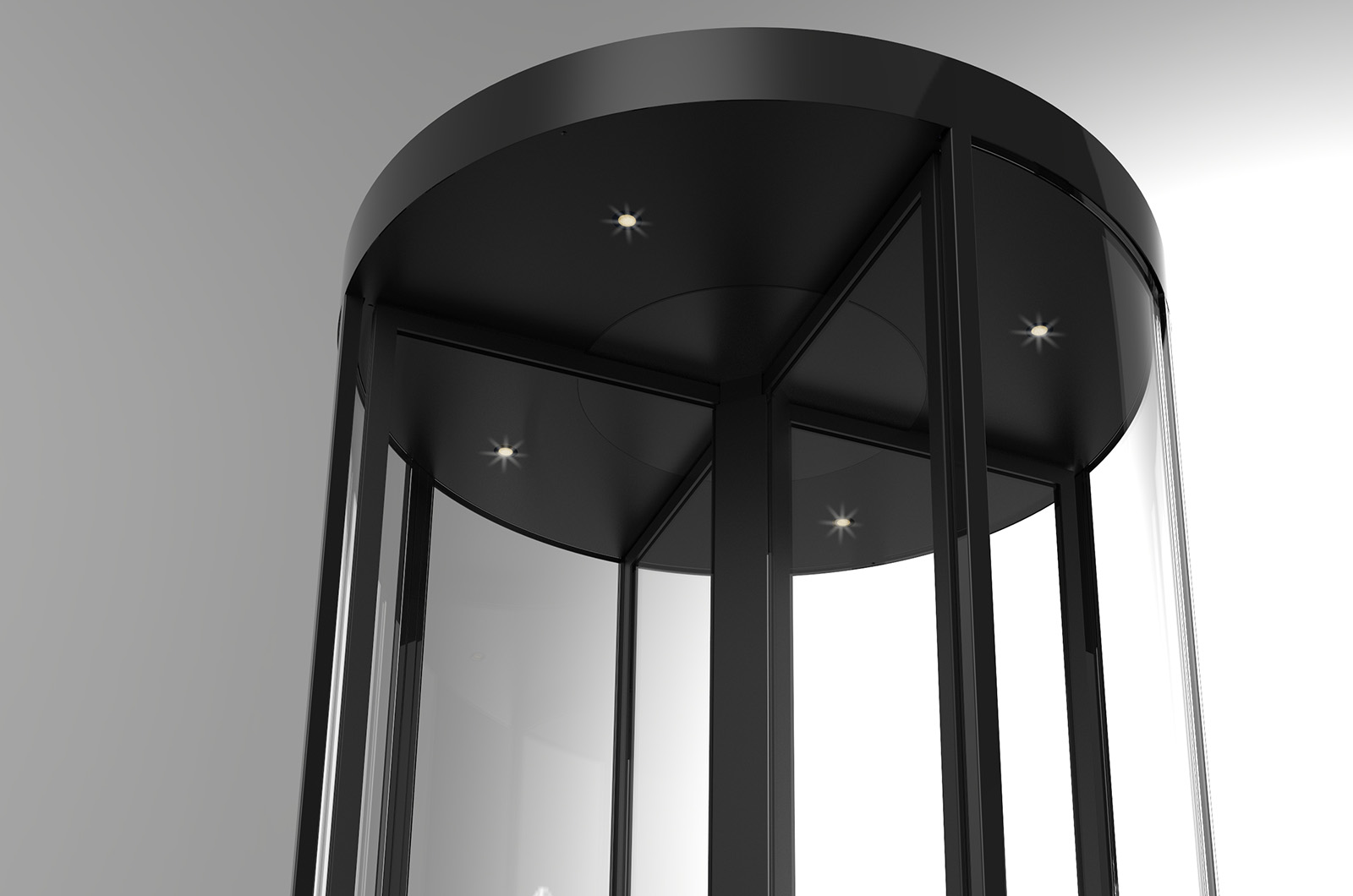 image of the high security revolving door REV190